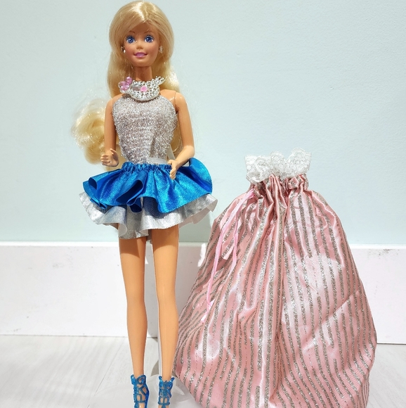 Barbie Jewel Secrets, 1985 y., Barbie Doll, Barbie Bag, 80s, Old Barbie, Mattel - Picture 10 of 12